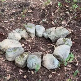 石の音が心地よい